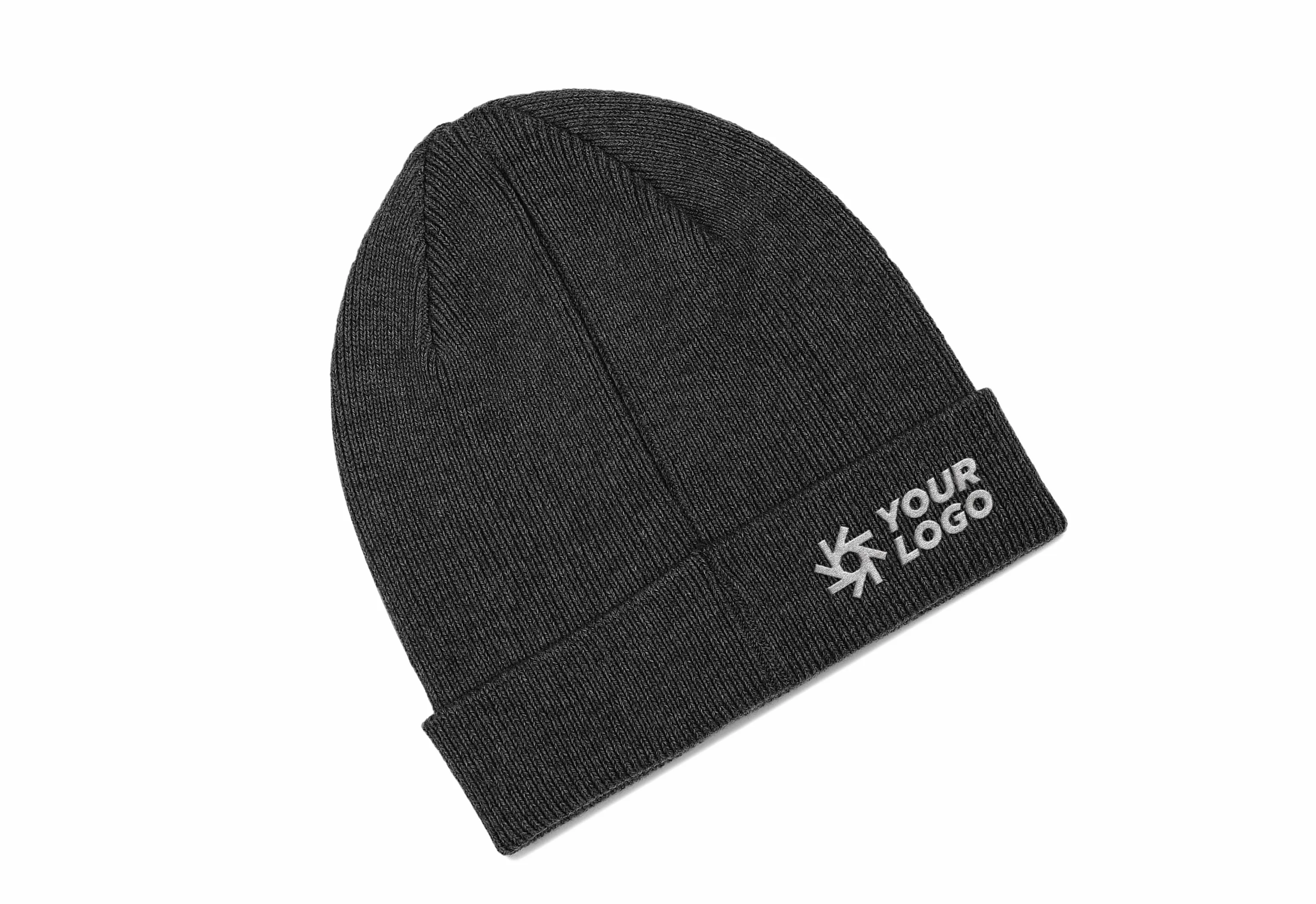 Beanie cap logo design mockup design