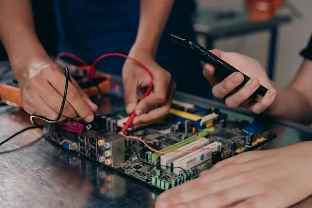 people testing circuitry for how to test a neon transformer