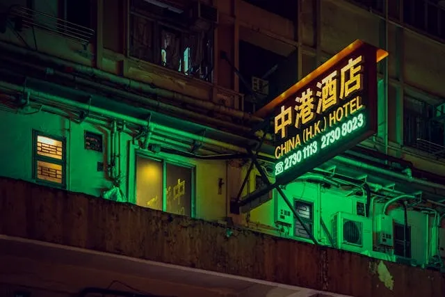 a hotel neon sign for can you leave neon lights on overnight