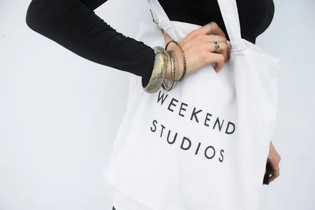 a branded tote bag for how to customize a tote bag