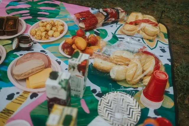 food on a plastic tablecloth for how to clean a plastic table cover