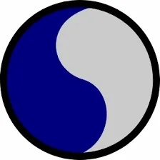 the 29th infantry division patch for yin yang army patch