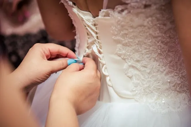 elaborate embroidery on a wedding gown for embroidery on clothes ideas
