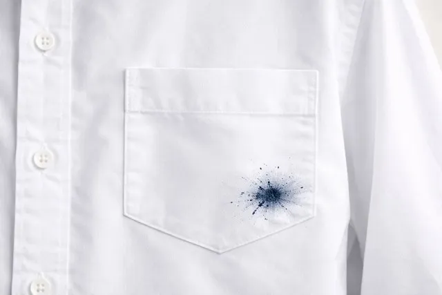 an ink stain on a white shirt for how to remove ballpoint ink from clothes