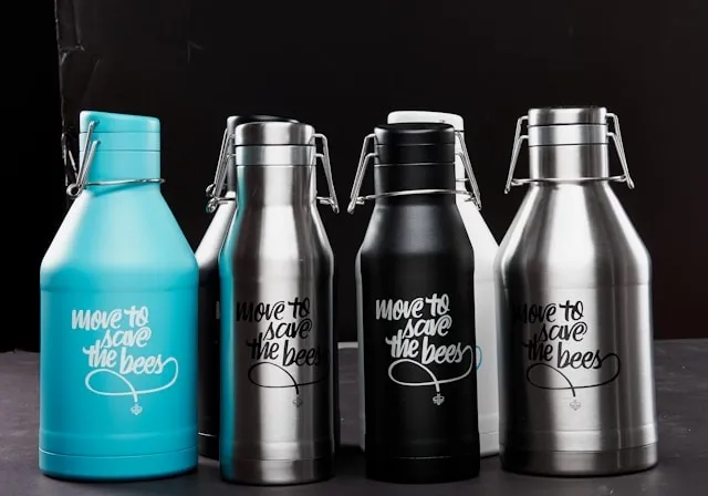 a selection of tumblers with printed designs for how to remove sublimation ink from tumbler