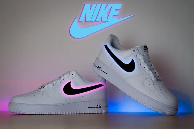 a white pair of nike sneakers for how to customize air force 1