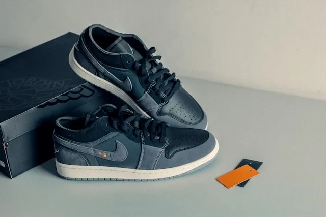 some black and gray sneakers for how to customize air force 1