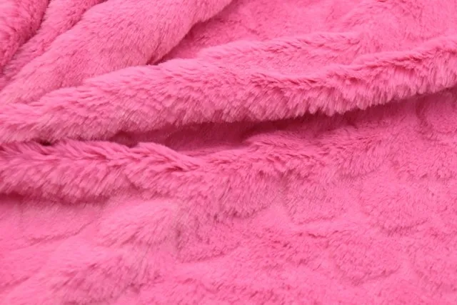 a pink plush fleece blanket for types of blankets