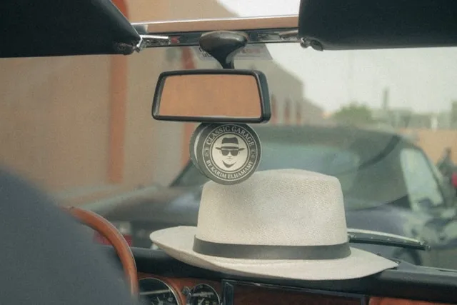 a hanging air freshener in a car for how to make car air freshener with fragrance oil