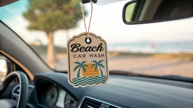 a hanging air freshener in a car for where to get car fresheners