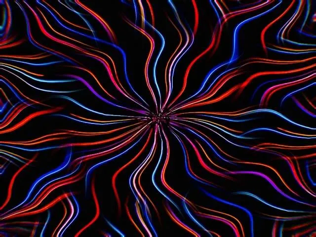 a colorful neon pattern for how to make neon art