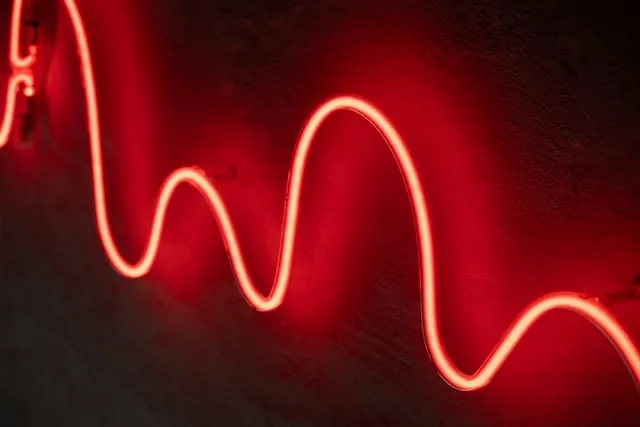 a red neon glow for how to make neon art