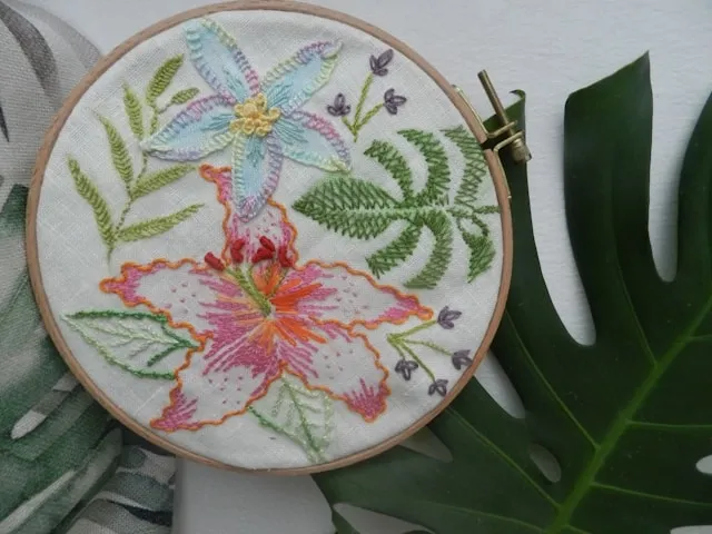 elegant floral embroidery for types of embroidery