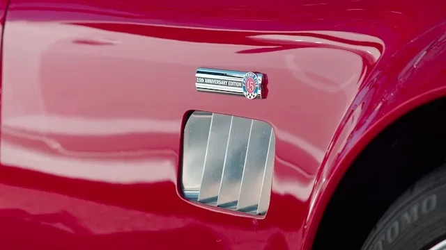 a small car magnet on a red car for car magnet sizes