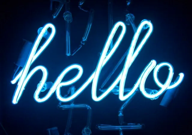 a blue custom neon sign for how to make acrylic neon sign