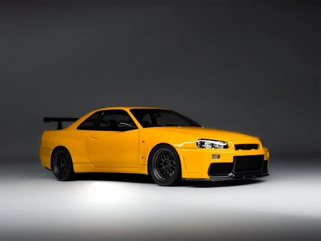 a yellow car for do magnets stick to cars