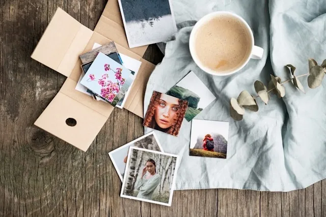 a selection of photos for how to make photo magnets