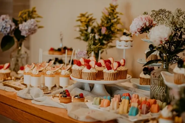 a dessert table at a buffet for buffet table decor a dessert table at a buffet for buffet table decor