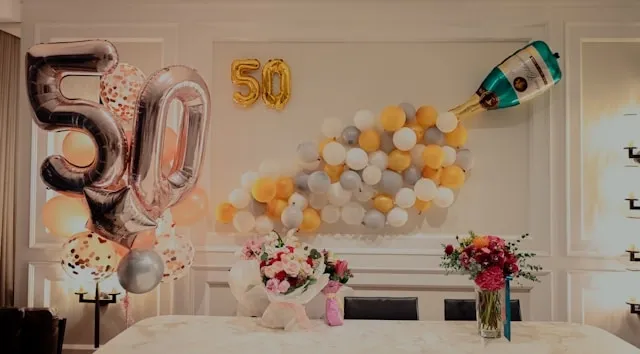50th birthday balloons for how to inflate foil balloons