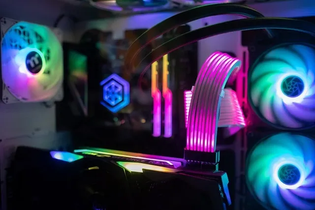 a-gaming-room-lit-with-colorful-rgb-accent-lighting-for-best-lighting-for-streaming a-gaming-room-lit-with-colorful-rgb-accent-lighting-for-best-lighting-for-streaming