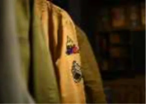 Close-up of finished DIY patches sewn onto a jacket sleeve, showing the completed look of homemade embroidered and chenille patches.jpg Close-up of finished DIY patches sewn onto a jacket sleeve, showing the completed look of homemade embroidered and chenille patches.jpg