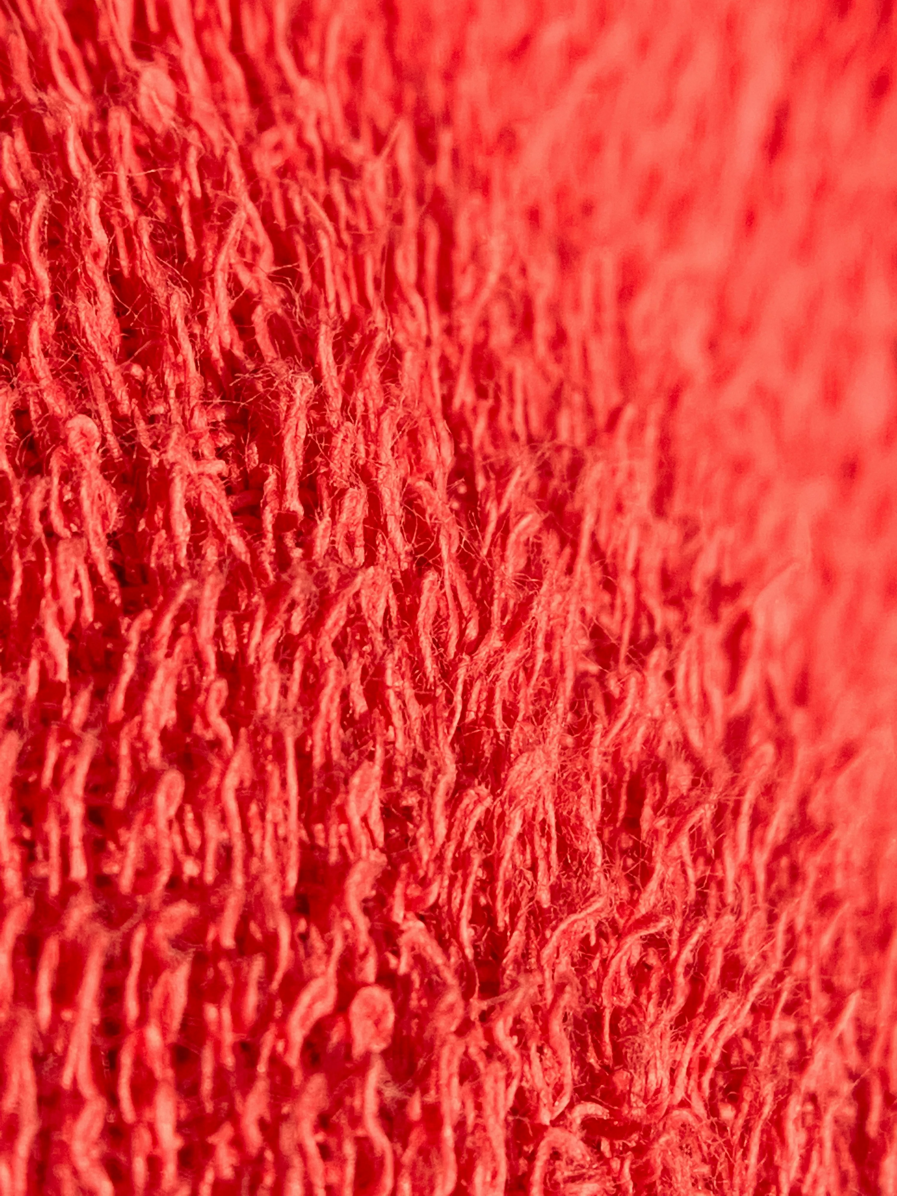 Closeup of towel fibers