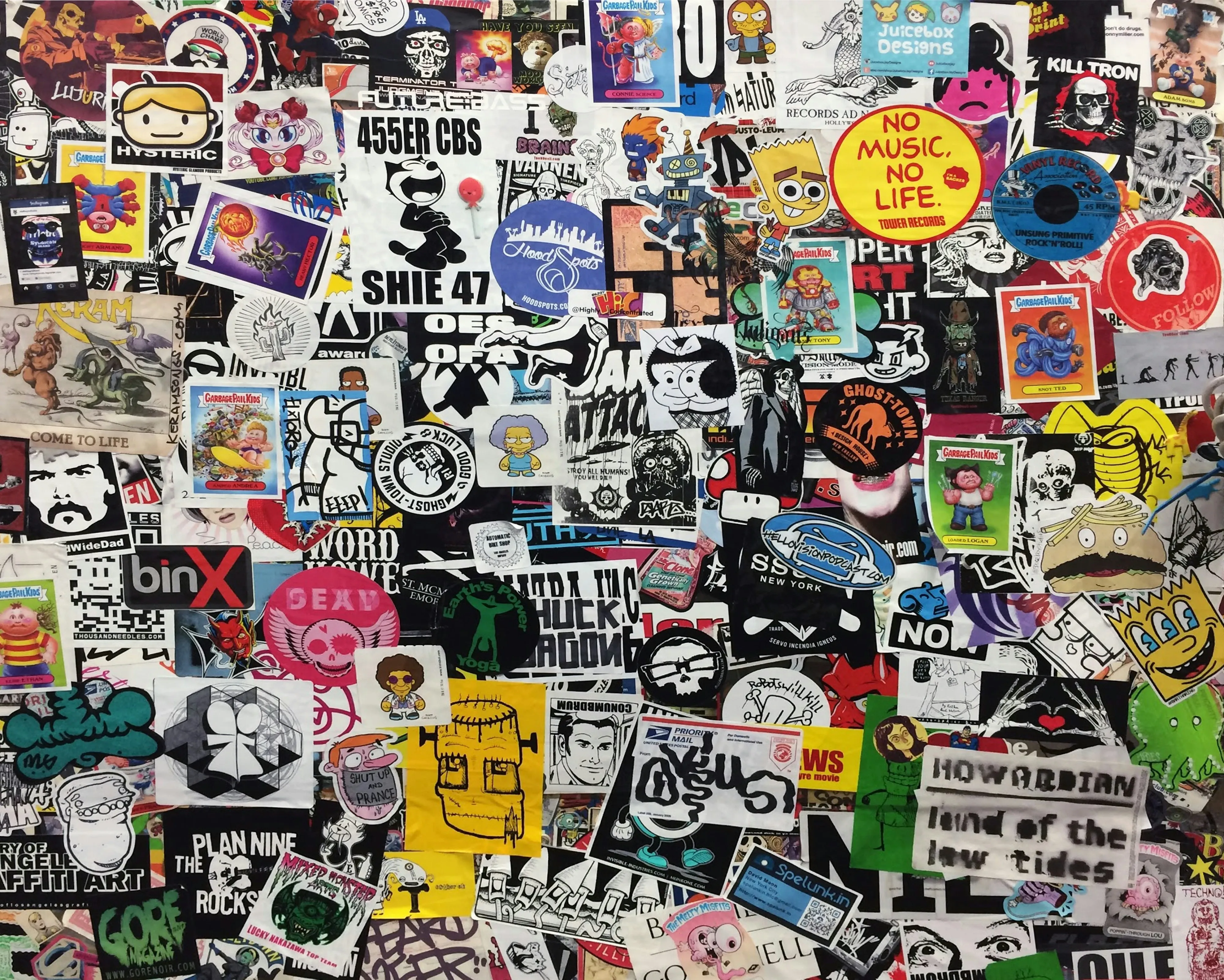 Several assorted stickers Several assorted stickers