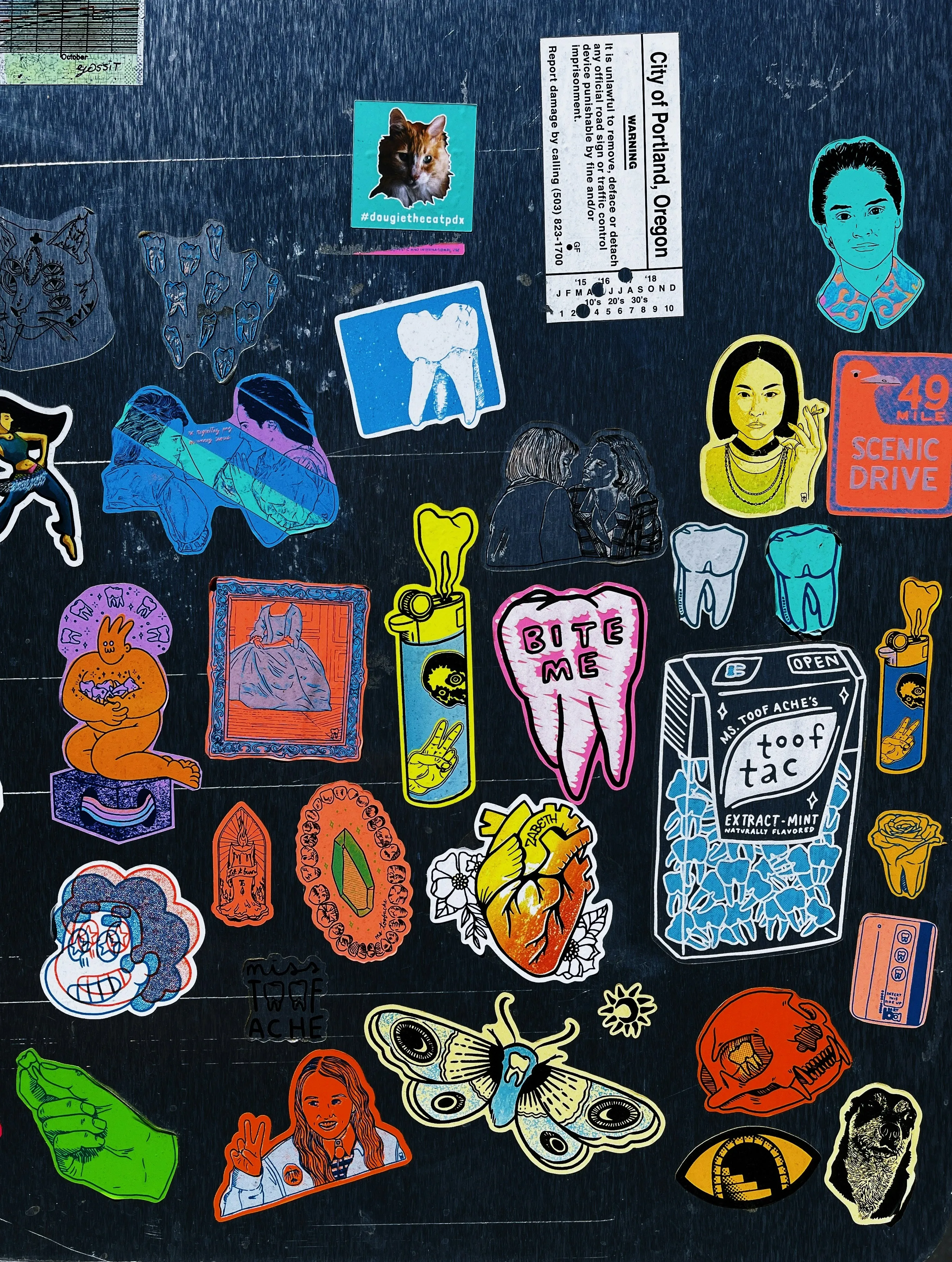 Assorted stickers Assorted stickers