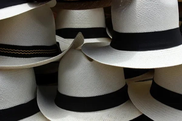 White Panama hats White Panama hats