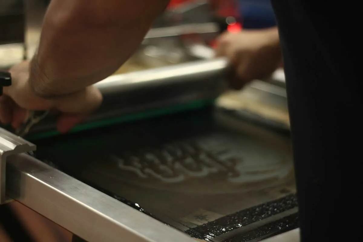 Apparel printing process Apparel printing process