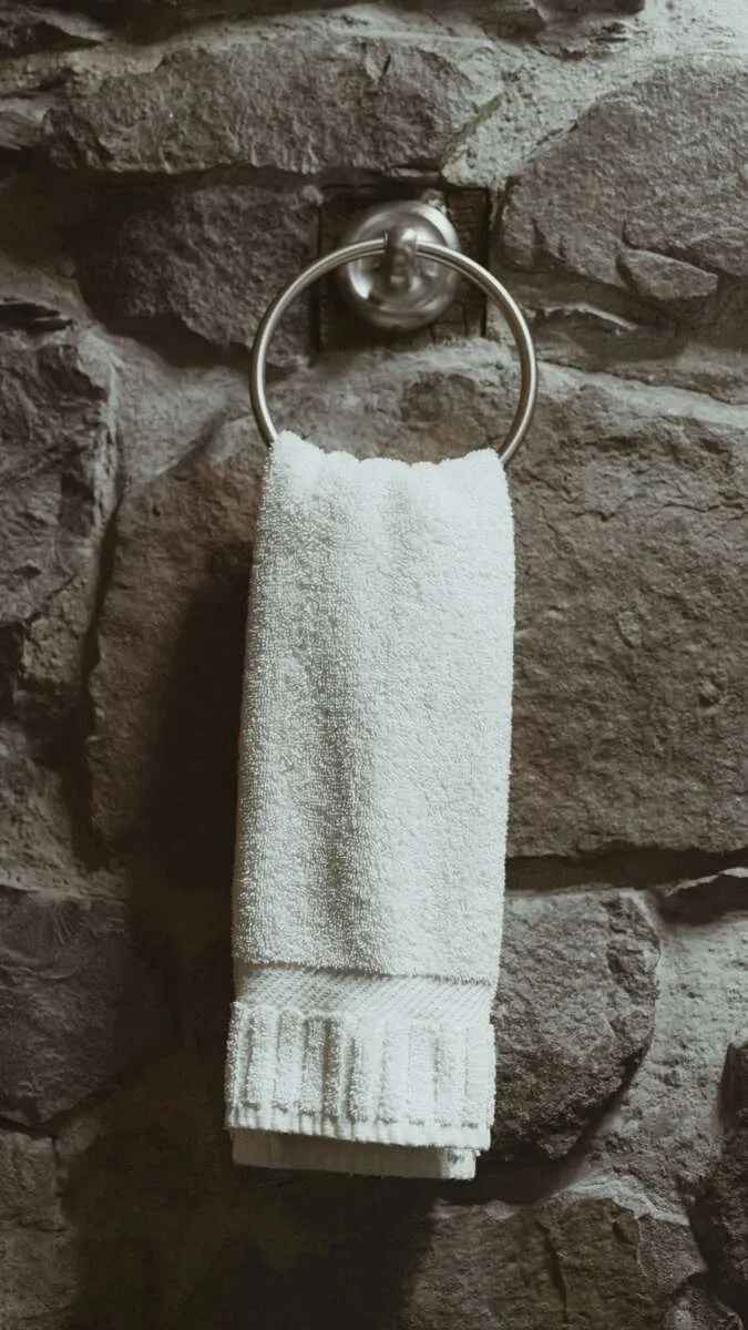 white hand towel white hand towel