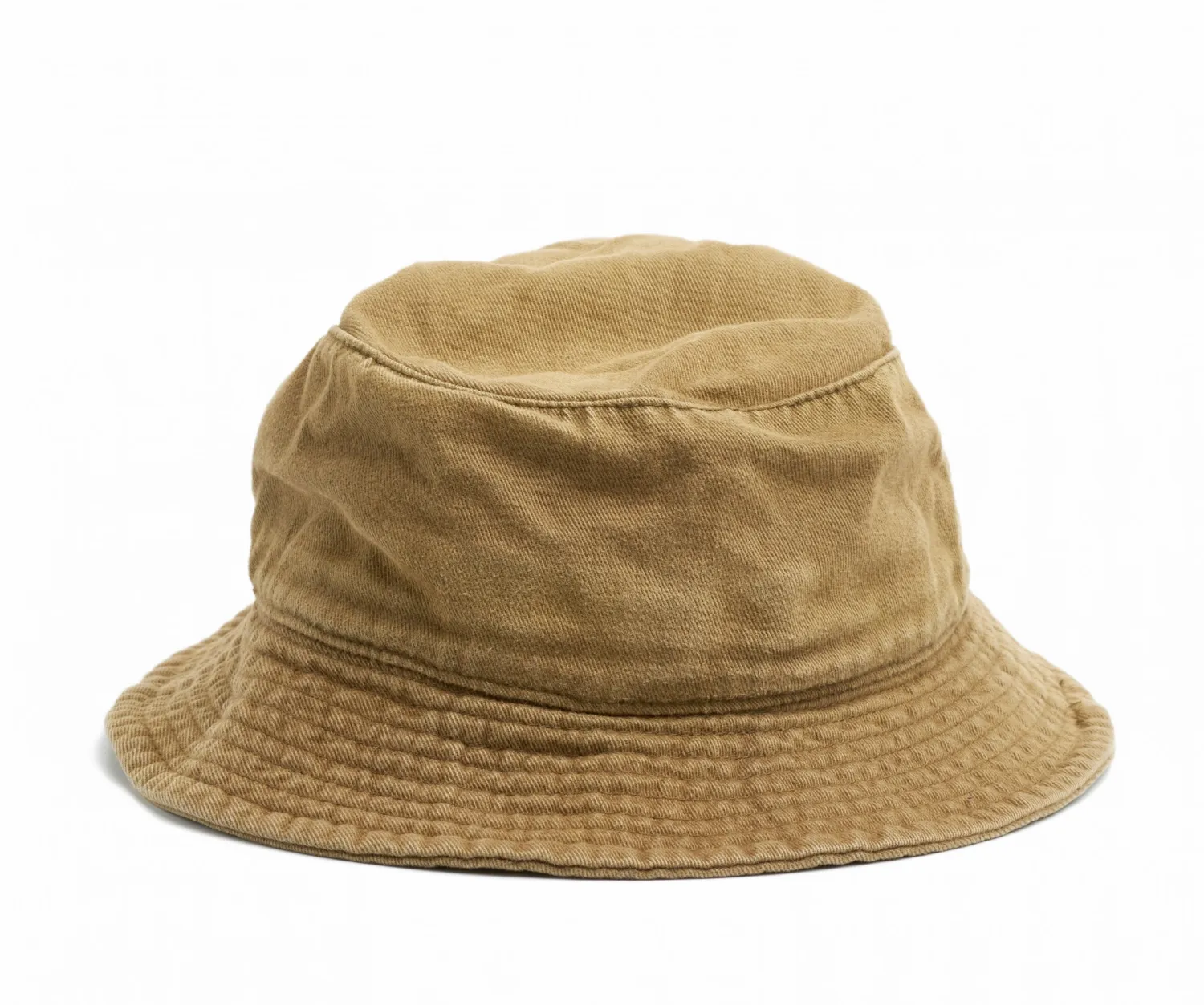 Close up on textile panama hat isolated