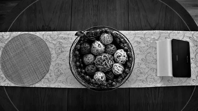 an overhead view of a table with a runner for how to use a table runner an overhead view of a table with a runner for how to use a table runner