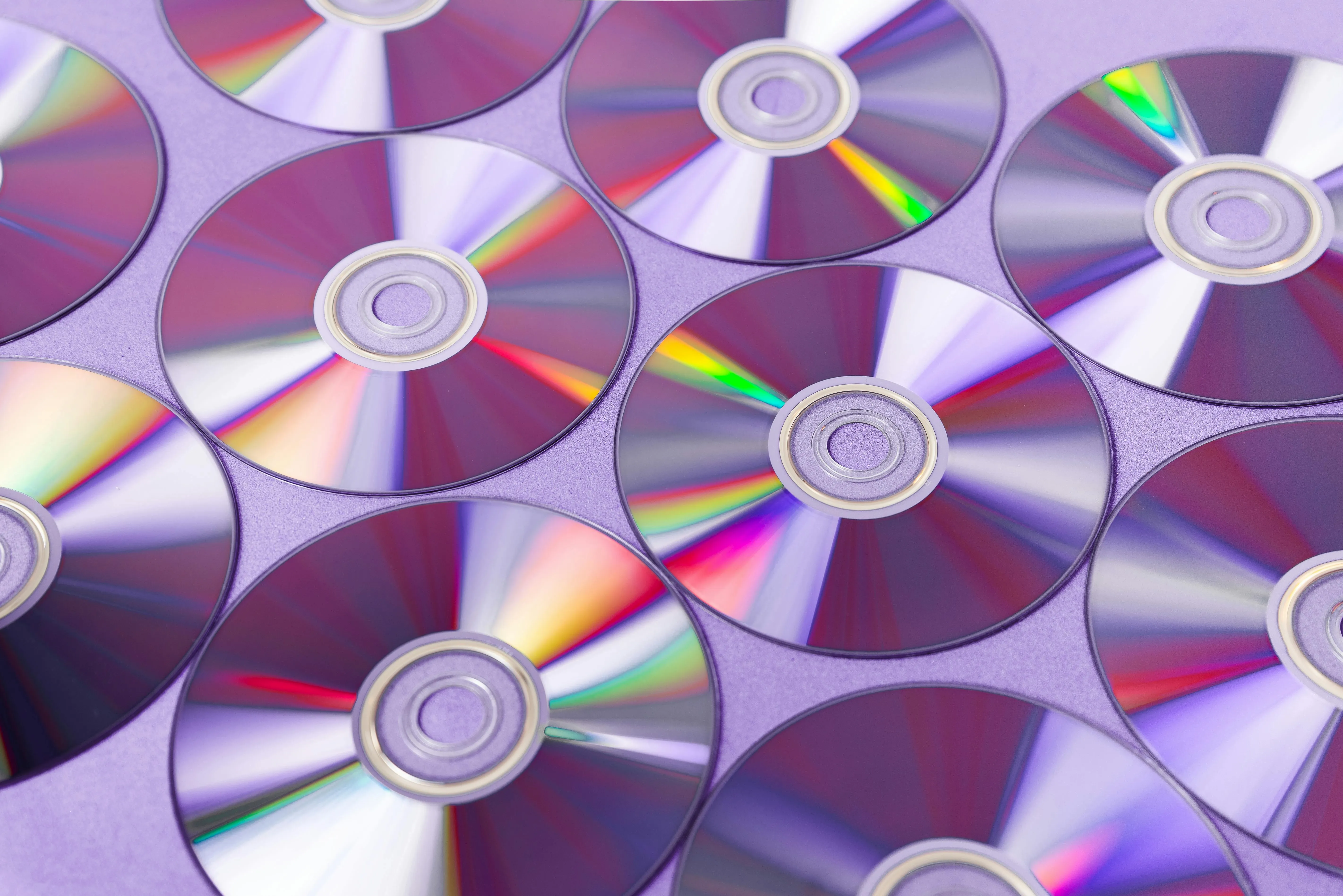 an arrangement of compact discs for cd coasters an arrangement of compact discs for cd coasters