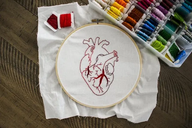 heart design of handmade embroidery for how to embroider heart design of handmade embroidery for how to embroider