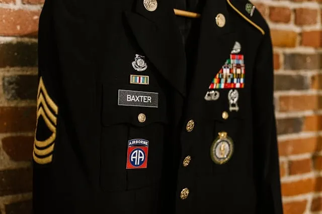 a military coat with patches and medal for military patch display ideas a military coat with patches and medal for military patch display ideas
