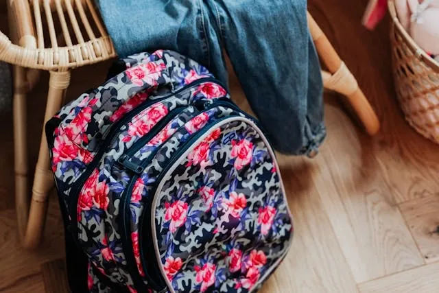 a floral backpack with a zipper for how to fix a zipper on a backpack a floral backpack with a zipper for how to fix a zipper on a backpack