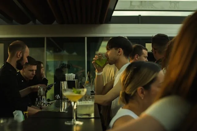 a busy bar for how to open a bar