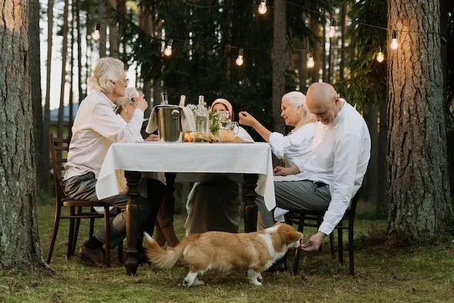 a picnic for how to secure tablecloth to table