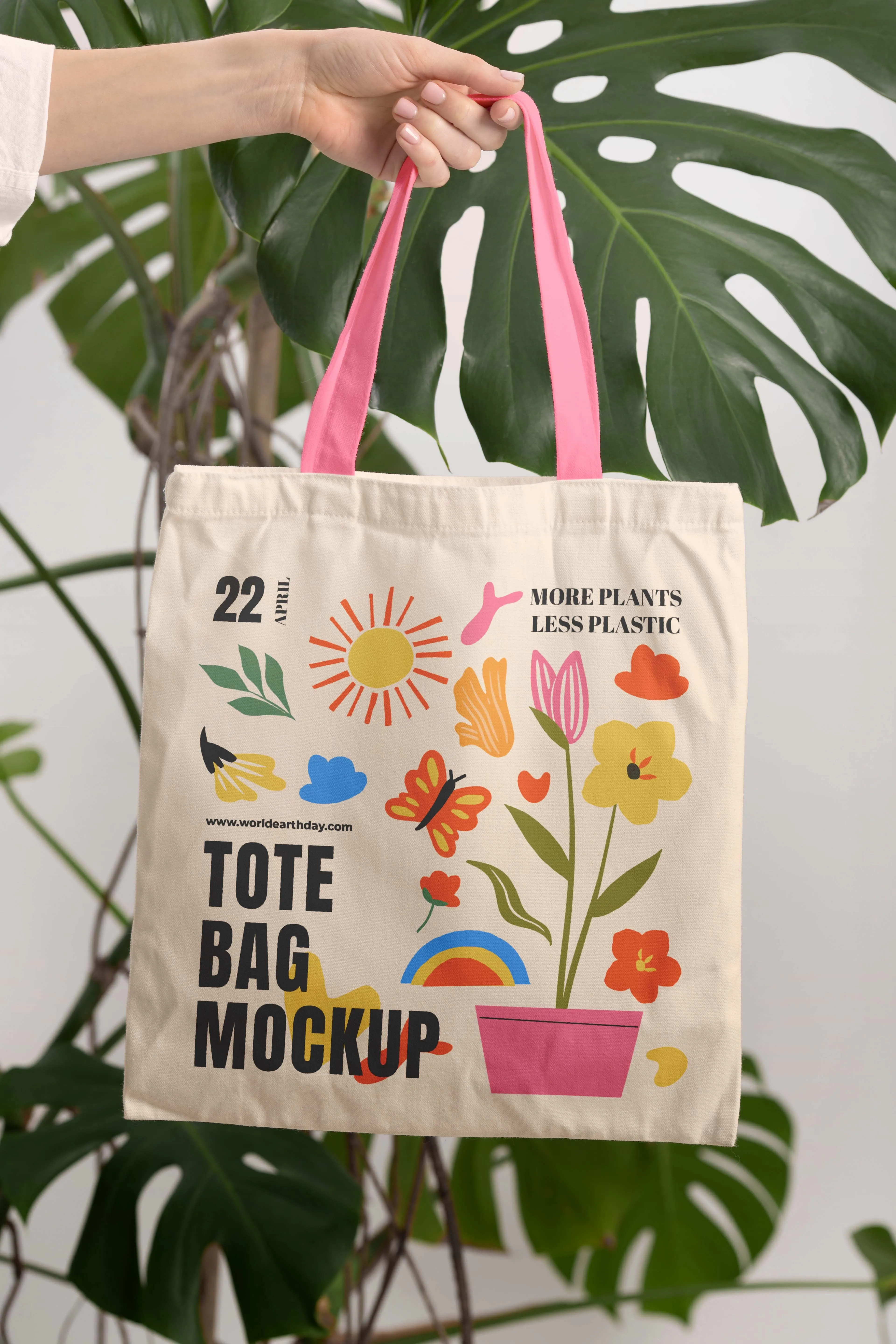 Simple beautiful tote bag