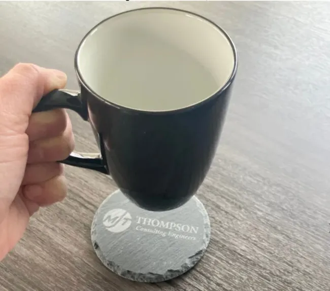 a stone coaster for cool beer coasters