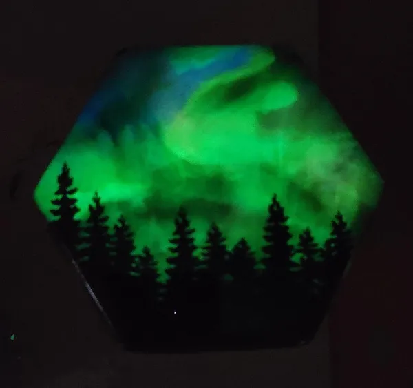 glow in the dark coaster for resin coaster ideas
