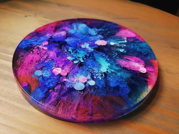 alcohol ink resin coaster for resin coaster ideas
