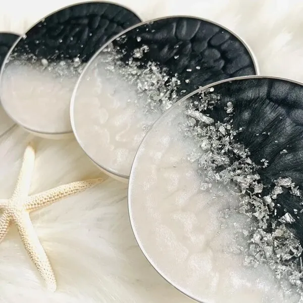 pearlescent coasters for resin coaster ideas