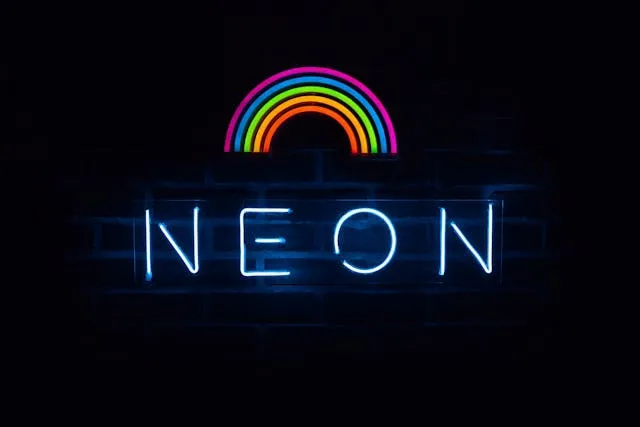 a colorful neon sign for do neon lights burn out