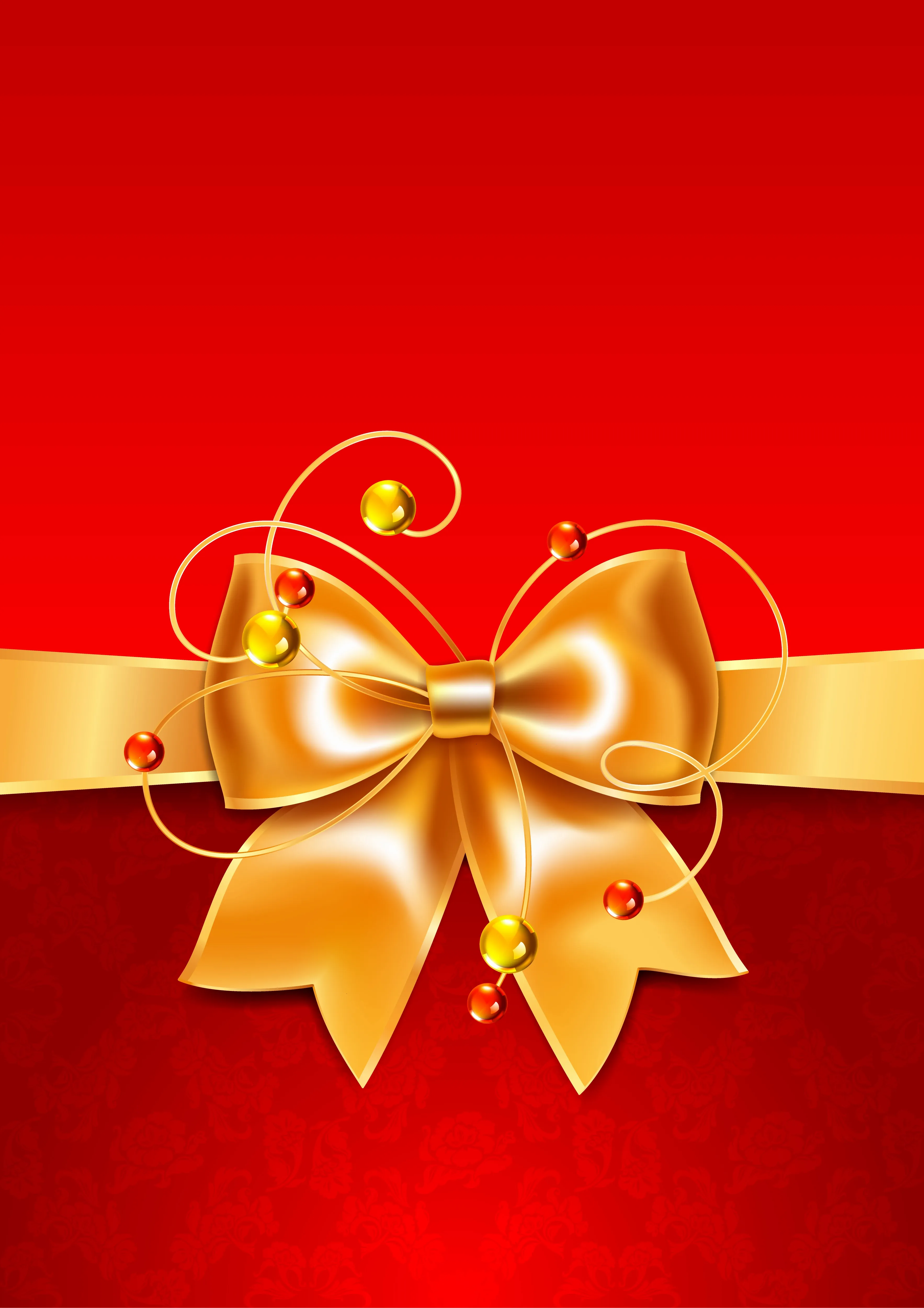 Celebration gift with ribbon and bow