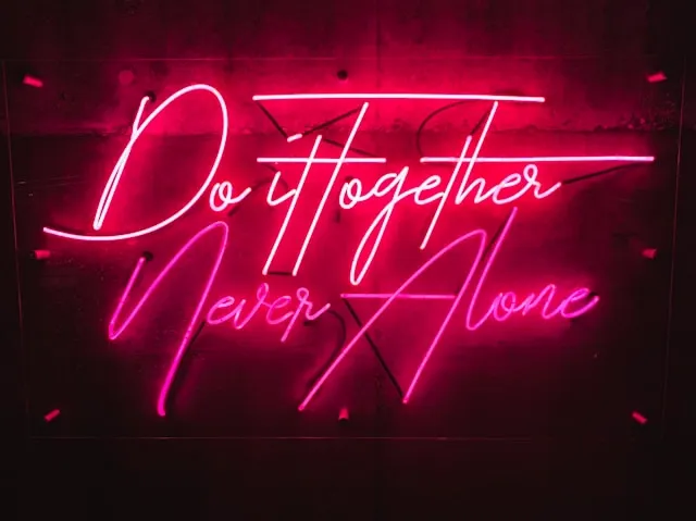 a custom do it together neon sign for neon sign ideas