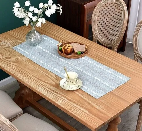 small rectangle table with a runner for table runner ideas