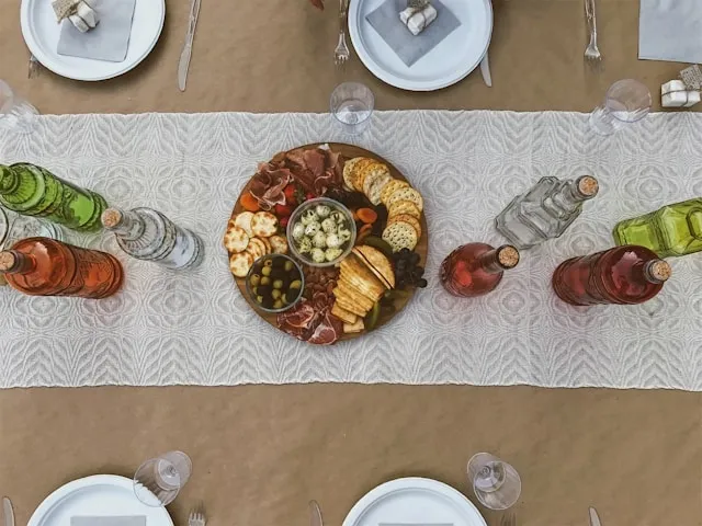 a simple table setting with a runner for how to set a table with a runner and placemats