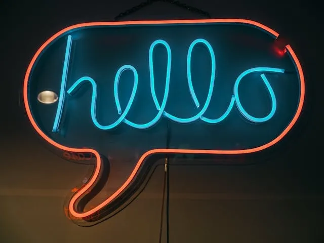 a custom neon sign that says hello for can neon lights be dimmed